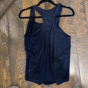 Black lululemon racerback tanktop